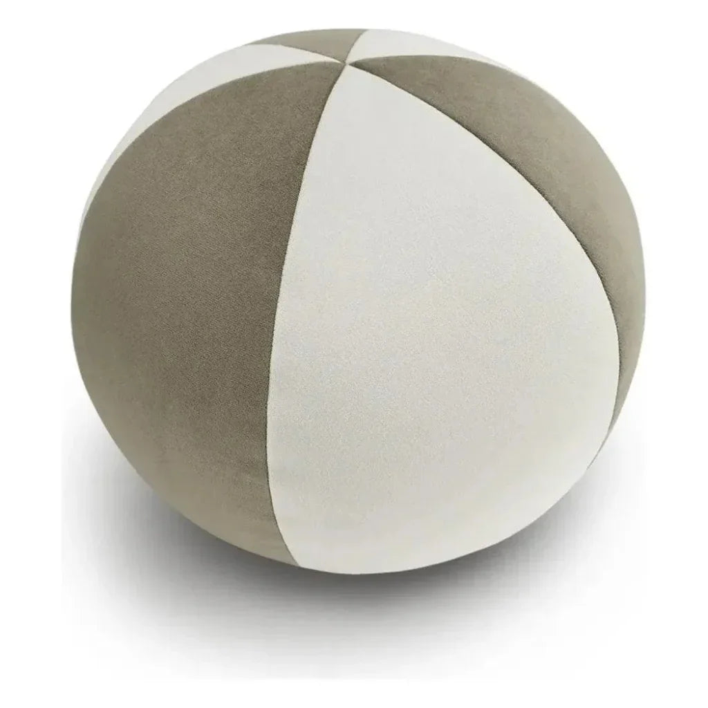 Posh Ball II Stone Grey Throw Pillow Insert - LOOMLAN - D.V. Kap - Throw Pillows