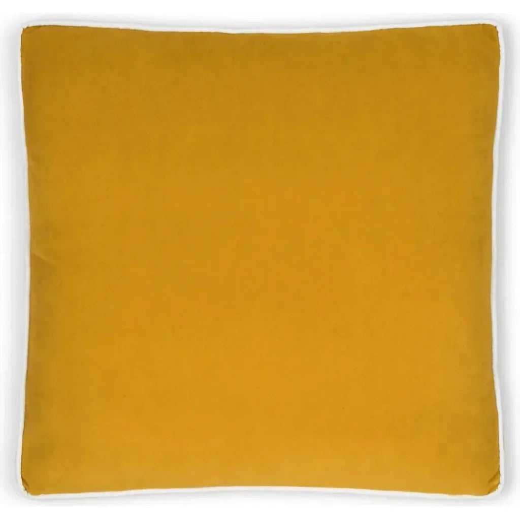 Posh Box Mustard Solid Yellow Large Throw Pillow Insert - LOOMLAN - D.V. Kap - Throw Pillows