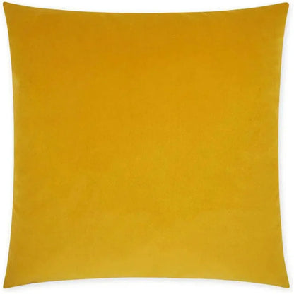 Posh Duo Mustard Solid Yellow Large Throw Pillow Insert - LOOMLAN - D.V. Kap - Throw Pillows
