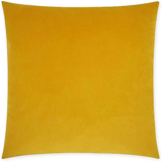 Posh Duo Mustard Solid Yellow Large Throw Pillow Insert - LOOMLAN - D.V. Kap - Throw Pillows
