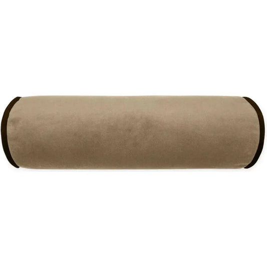 Posh Roll Latte Brown Throw Pillow Insert - LOOMLAN - D.V. Kap - Throw Pillows