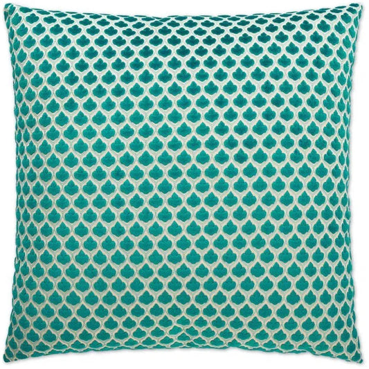 Posh Turquoise Throw Pillow With Insert - LOOMLAN - D.V. Kap - Throw Pillows