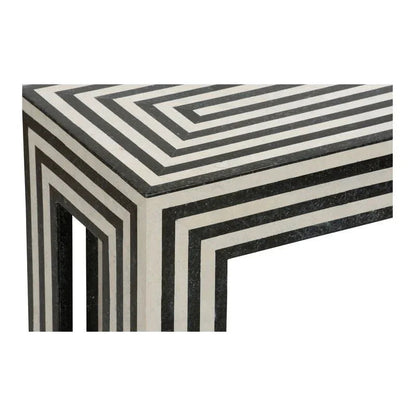 Positano Tessellated Rectangular Console Table - LOOMLAN - Wildwood - Console Tables