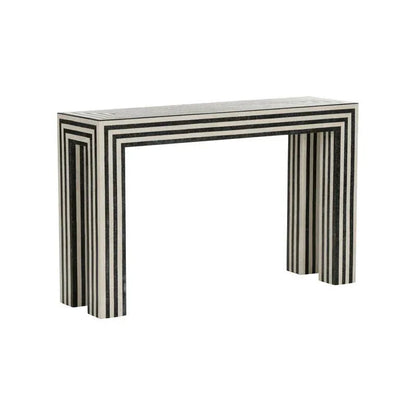 Positano Tessellated Rectangular Console Table - LOOMLAN - Wildwood - Console Tables