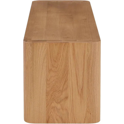 Post Wood Large Dining Bench - LOOMLAN - Moe's Home - Dining Benches