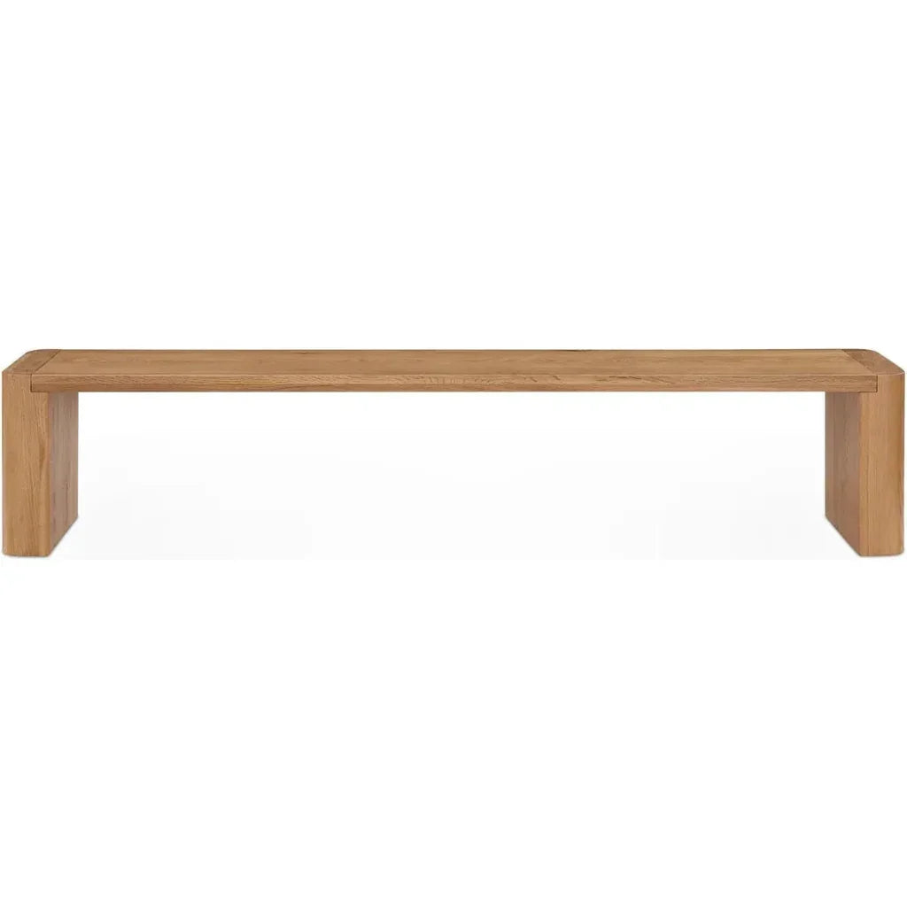 Post Wood Large Dining Bench - LOOMLAN - Moe's Home - Dining Benches