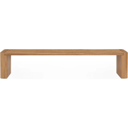Post Wood Large Dining Bench - LOOMLAN - Moe's Home - Dining Benches