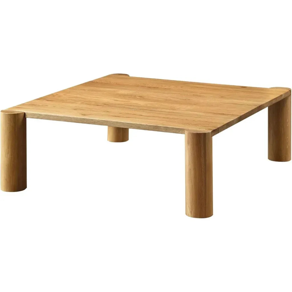 Post Wood Rectangular Coffee Table - LOOMLAN - Moe's Home - Coffee Tables