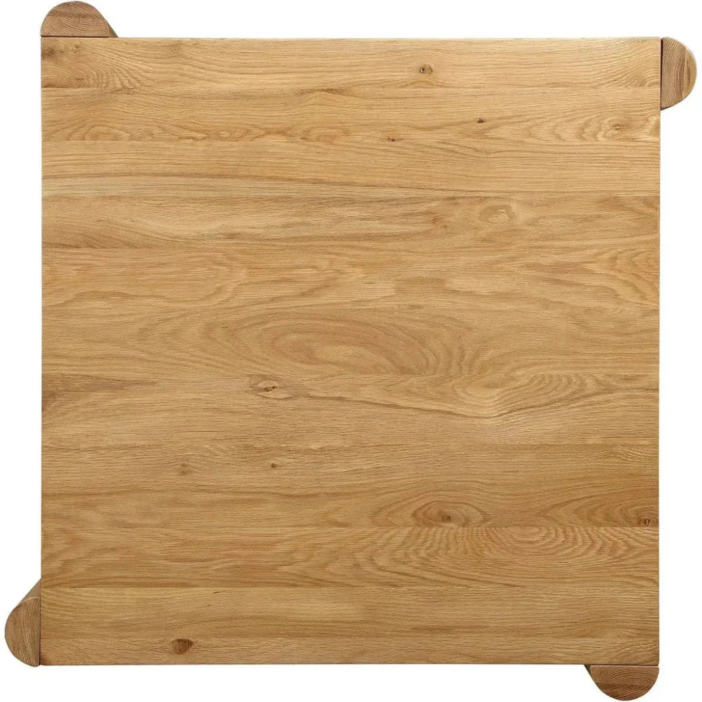 Post Wood Rectangular Coffee Table - LOOMLAN - Moe's Home - Coffee Tables