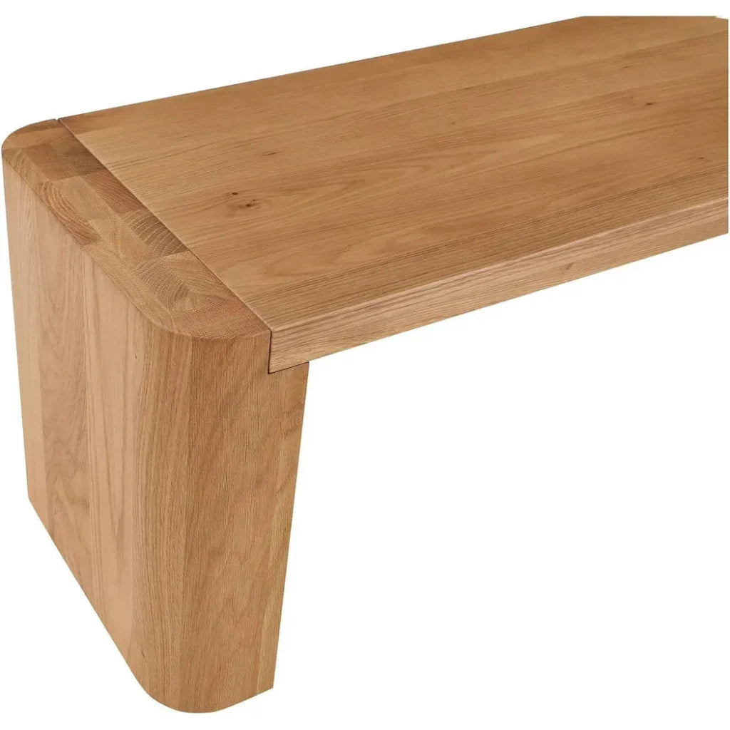 Post Wood Small Dining Bench - LOOMLAN - Moe's Home - Dining Benches