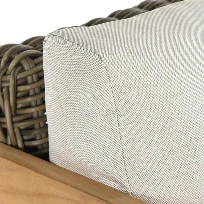 Potenza Armchair Palazzo Cream Stain Resistant Teak-Outdoor Lounge Chairs-SUNPAN-LOOMLAN