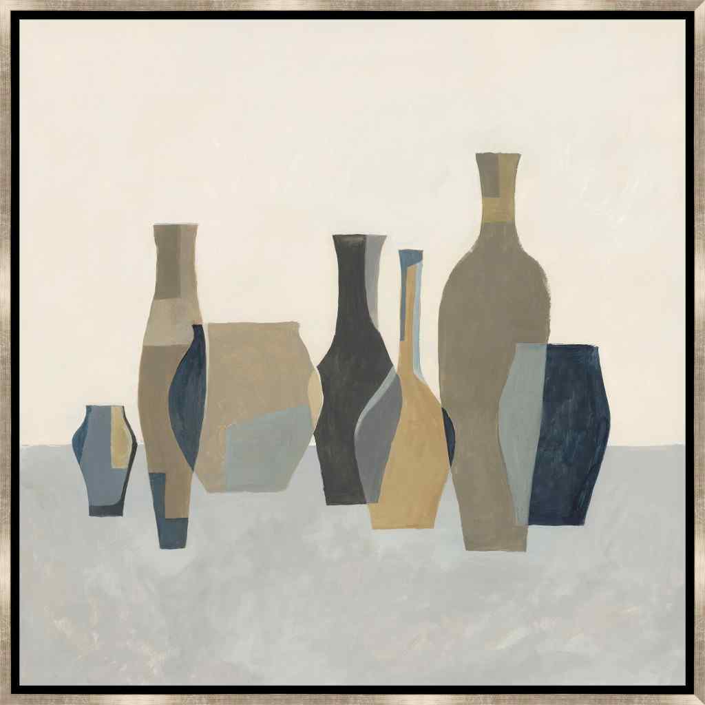 Pottery Hand Crafted Canvas Art