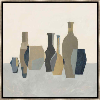 Pottery Hand Crafted Canvas Art