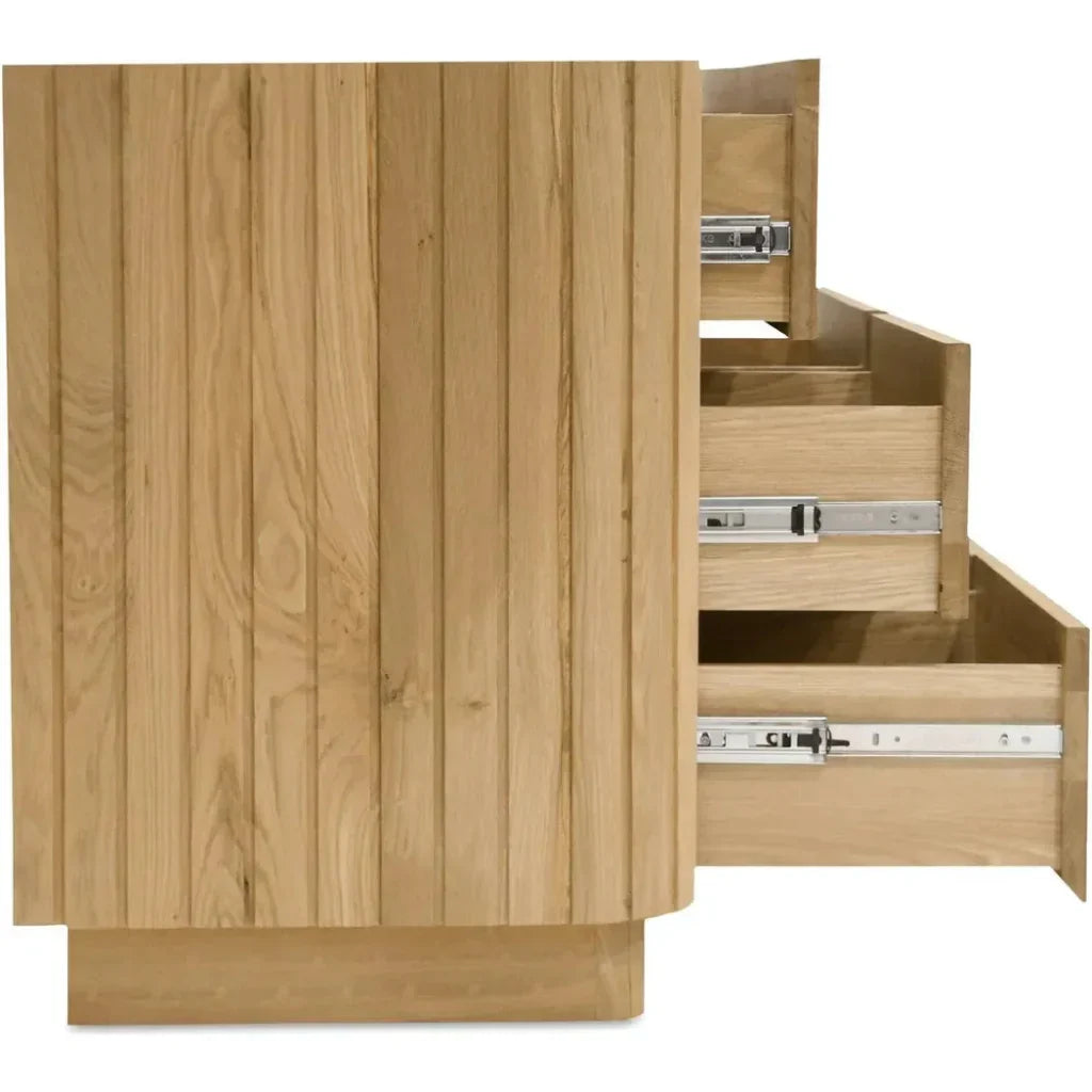 Povera Wood 6 Drawer Dresser - LOOMLAN - Moe's Home - Dressers