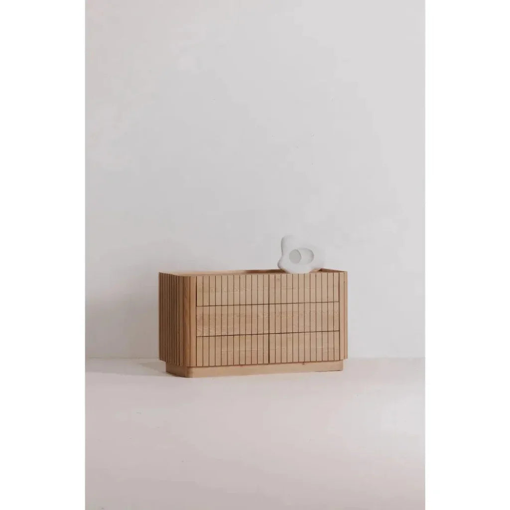 Povera Wood 6 Drawer Dresser - LOOMLAN - Moe's Home - Dressers