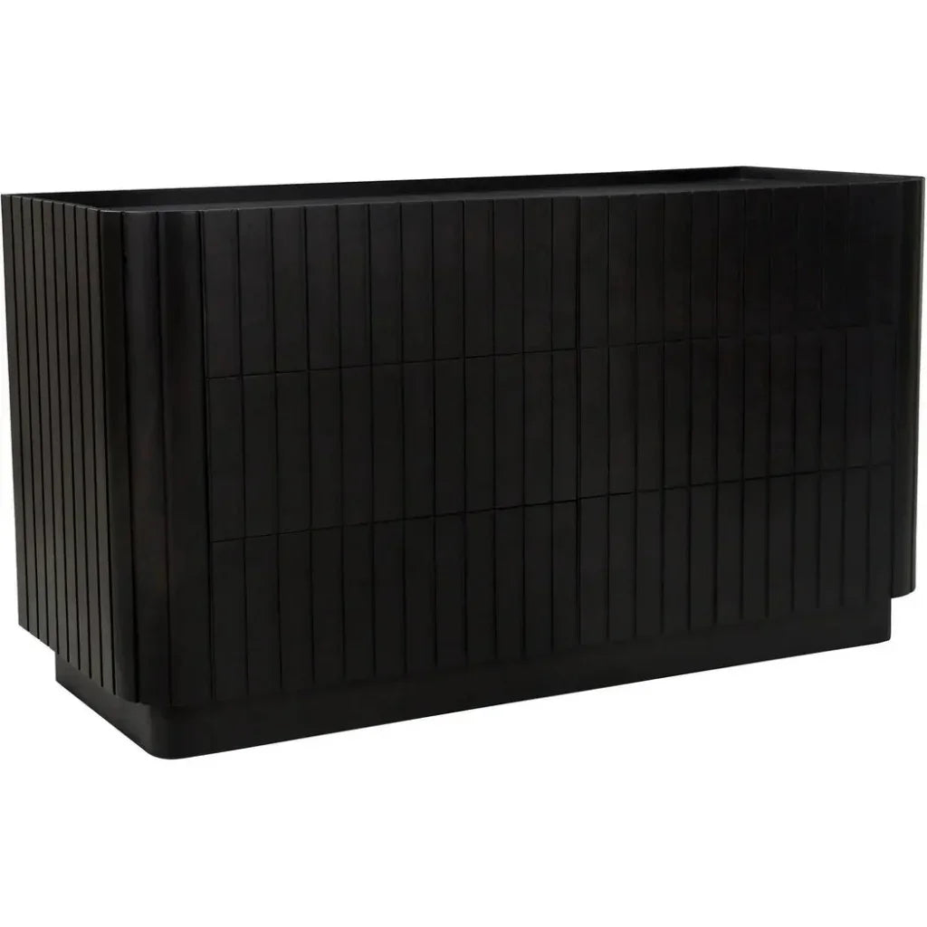 Povera Wood 6 Drawer Dresser - LOOMLAN - Moe's Home - Dressers