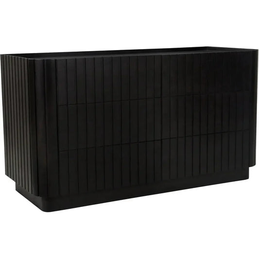 Povera Wood 6 Drawer Dresser - LOOMLAN - Moe's Home - Dressers