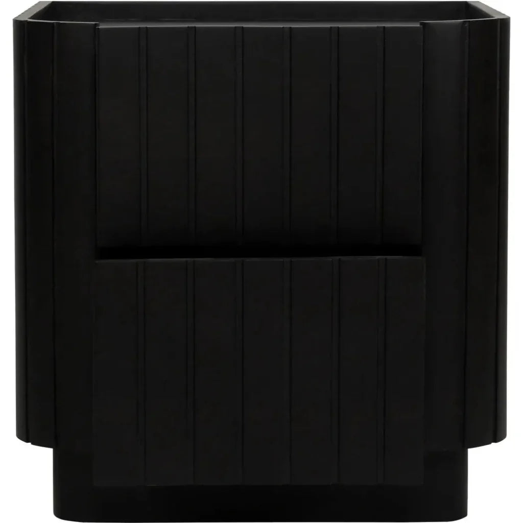 Povera Wood Nightstand - LOOMLAN - Moe's Home - Nightstands