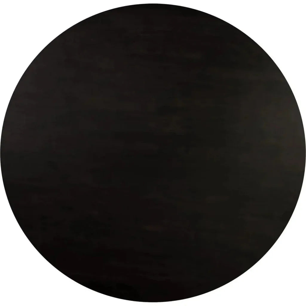 Povera Wood Round Dining Table-Dining Tables-Moe's Home-LOOMLAN