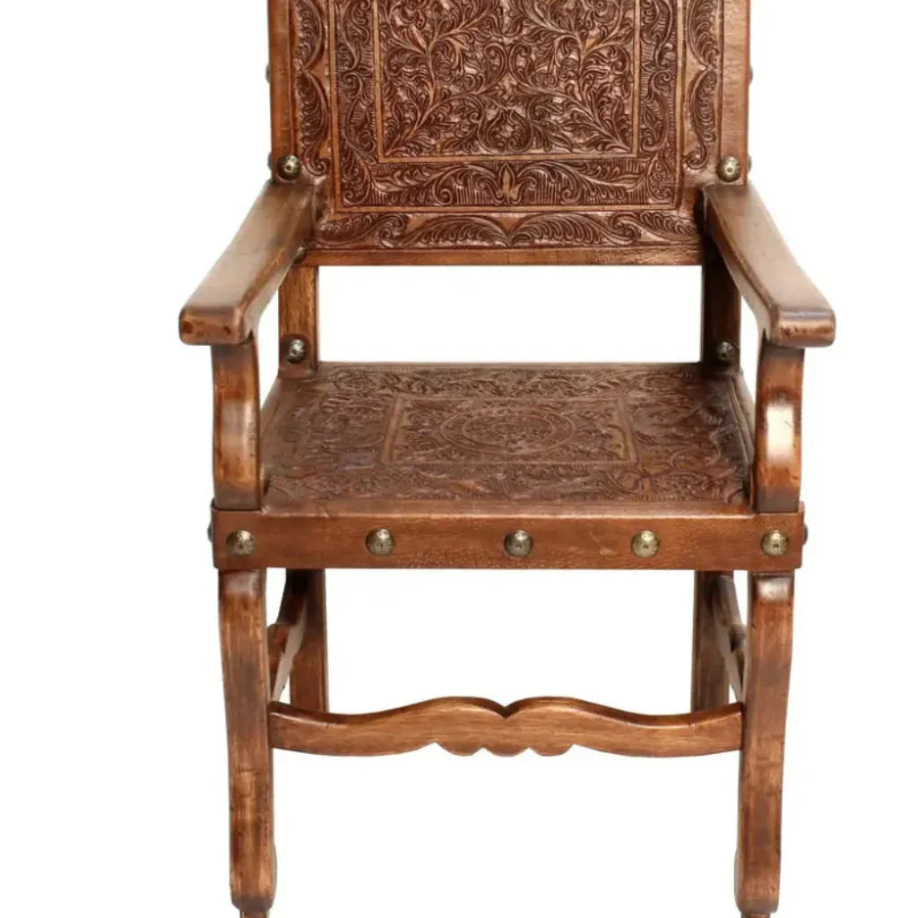 Prado Leather Dining Chair - LOOMLAN - Peninsula Home - Dining Chairs