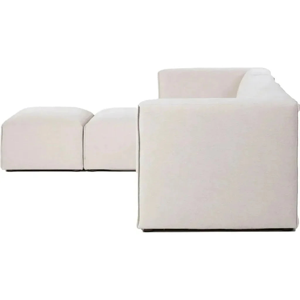 Premium L-Shaped Tight Back Left Sectional Couch-Modular Sofas-LH Imports-LOOMLAN