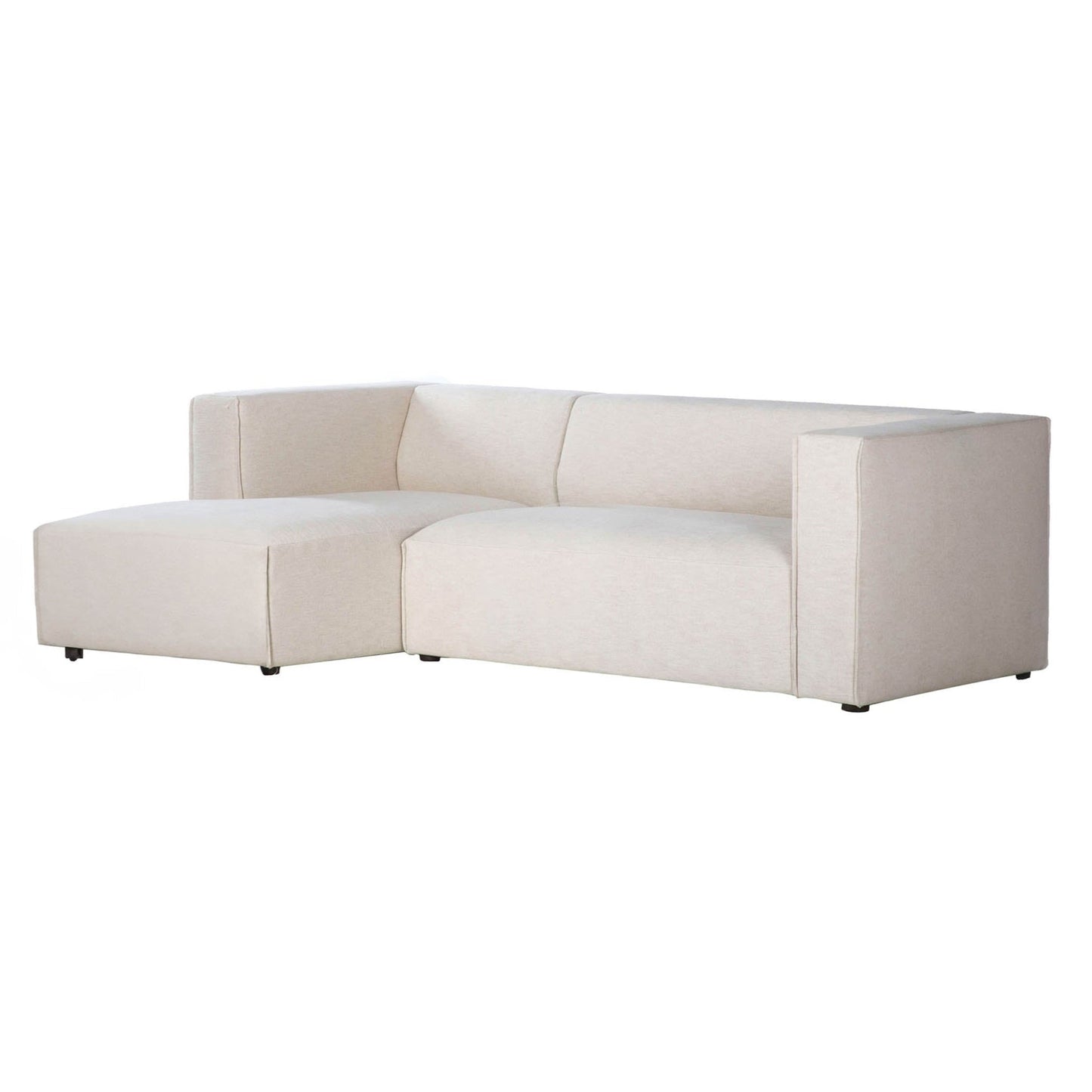 Premium Performance Fabric Small Modular Sectional-Modular Sofas-LH Imports-Left Facing-LOOMLAN