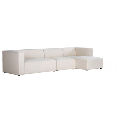 Premium White Modular Sectional with Ottoman-Modular Sofas-LH Imports-LOOMLAN