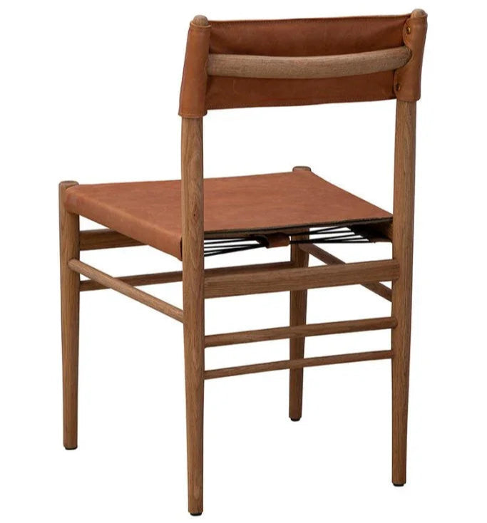 Prescott Leather Armless Chair - LOOMLAN - Furniture Classics - Accent Chairs