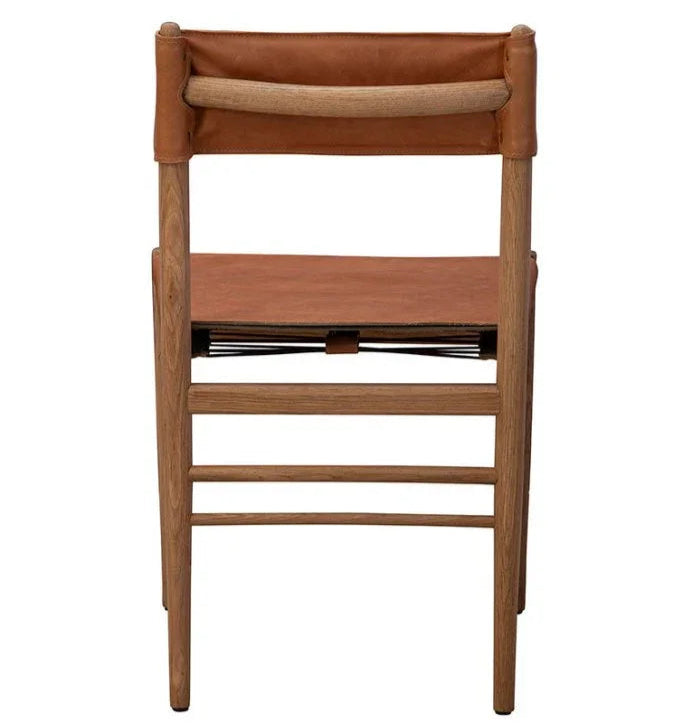 Prescott Leather Armless Chair - LOOMLAN - Furniture Classics - Accent Chairs