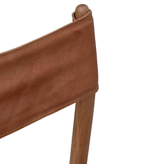 Prescott Leather Armless Chair - LOOMLAN - Furniture Classics - Accent Chairs