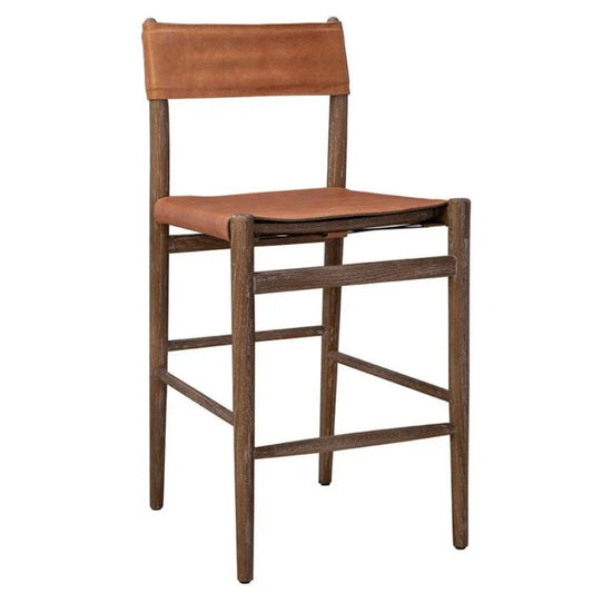 Prescott Leather Counter Stool