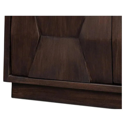 Preston Four Door Cabinet For Living Room - LOOMLAN - Sarreid - Sideboards