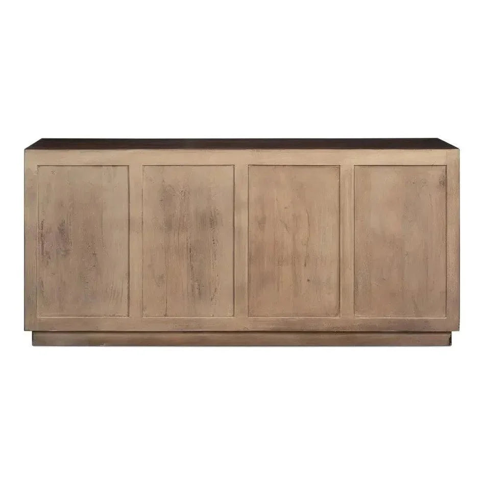 Preston Four Door Cabinet For Living Room - LOOMLAN - Sarreid - Sideboards