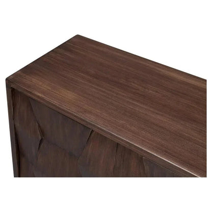 Preston Four Door Cabinet For Living Room - LOOMLAN - Sarreid - Sideboards