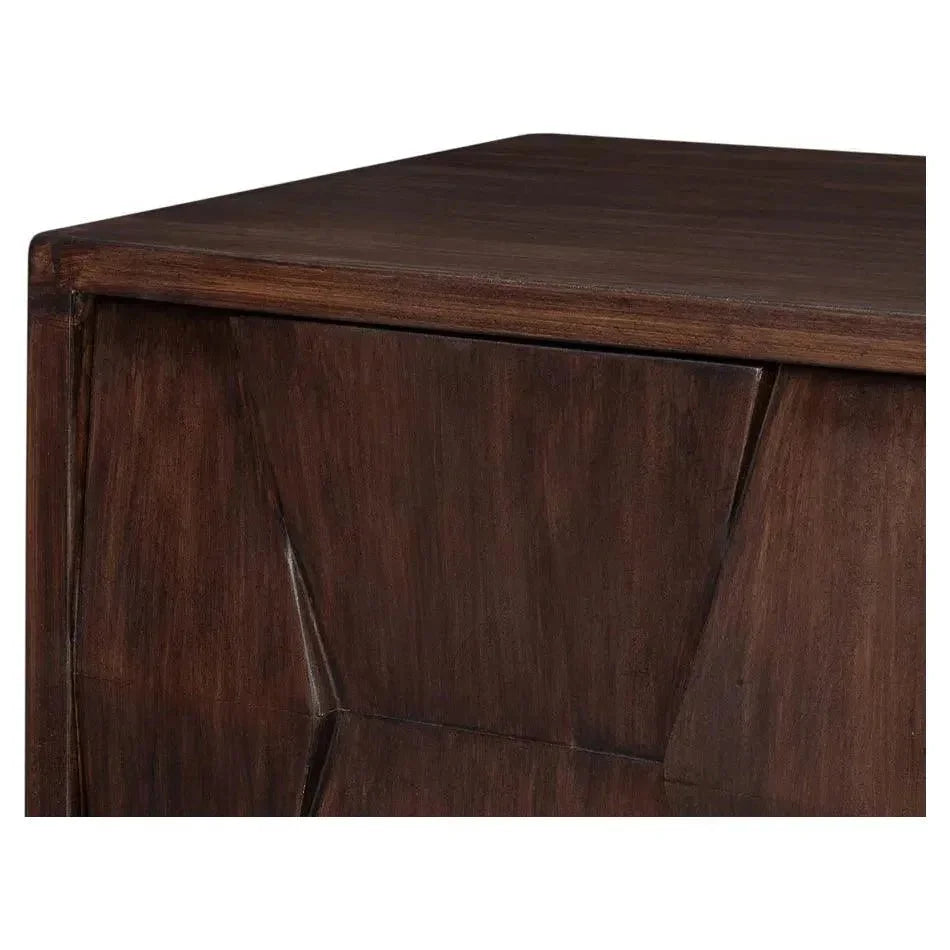 Preston Four Door Cabinet For Living Room - LOOMLAN - Sarreid - Sideboards