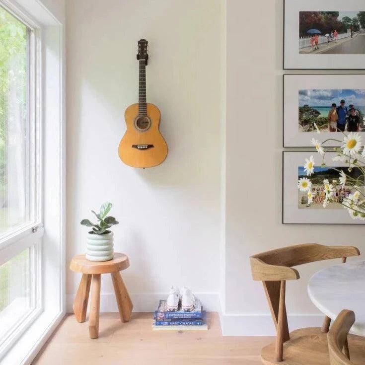 Priam Teak Wood Stool - LOOMLAN - Noir - Poufs and Stools