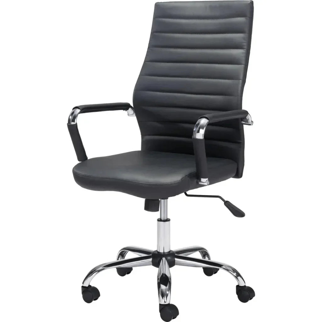 Primero Office Chair Black-Office Chairs-Zuo Modern-LOOMLAN