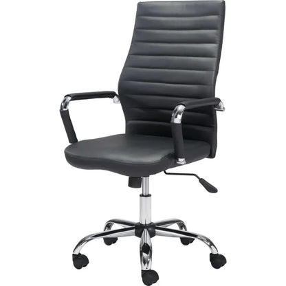 Primero Office Chair Black-Office Chairs-Zuo Modern-LOOMLAN
