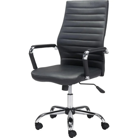 Primero Office Chair Black-Office Chairs-Zuo Modern-LOOMLAN