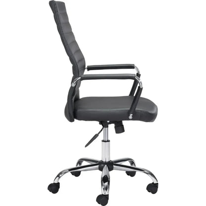 Primero Office Chair Black-Office Chairs-Zuo Modern-LOOMLAN