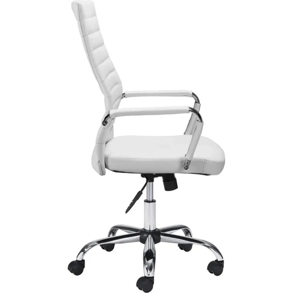 Primero Office Chair White-Office Chairs-Zuo Modern-LOOMLAN
