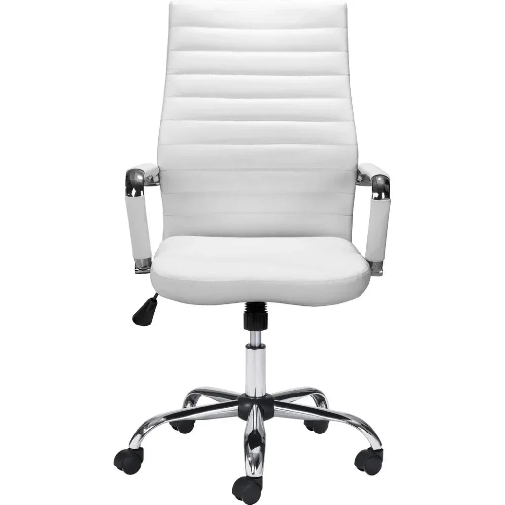 Primero Office Chair White-Office Chairs-Zuo Modern-LOOMLAN
