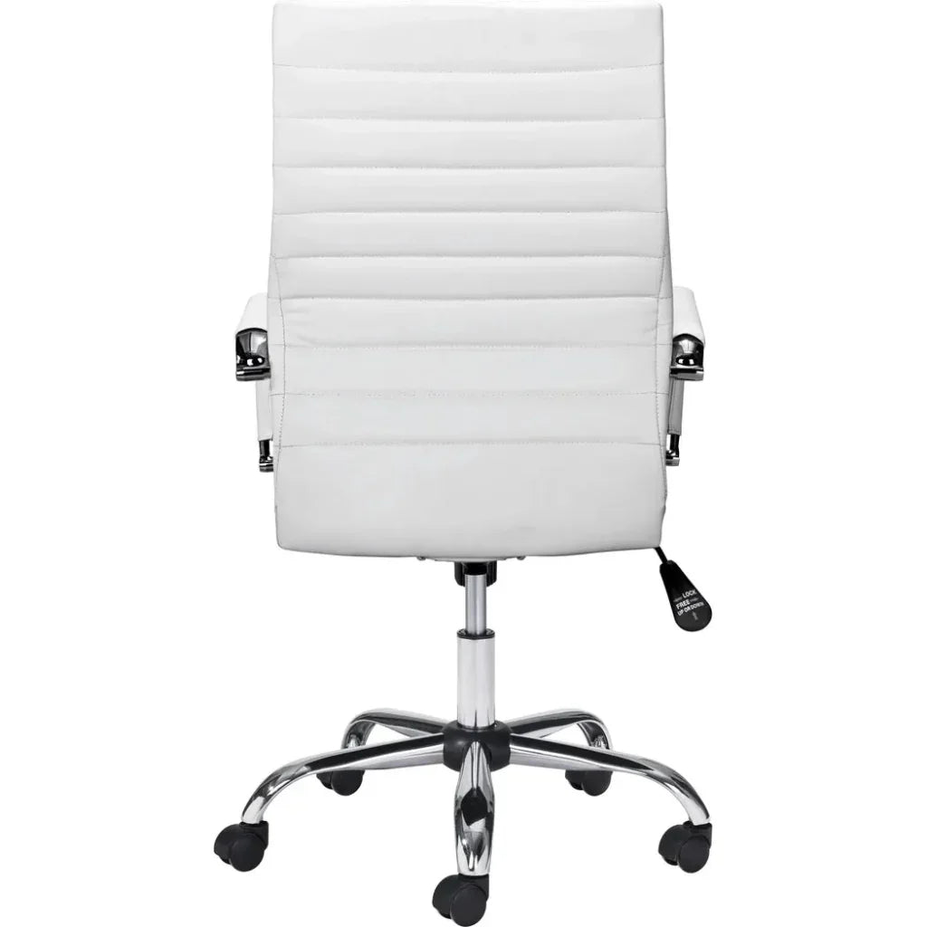 Primero Office Chair White-Office Chairs-Zuo Modern-LOOMLAN