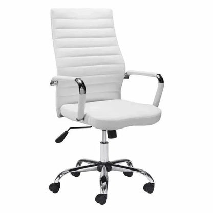 Primero Office Chair White-Office Chairs-Zuo Modern-LOOMLAN