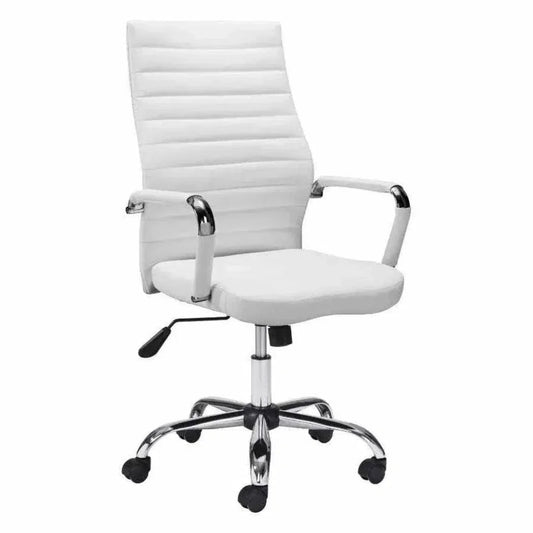 Primero Office Chair White-Office Chairs-Zuo Modern-LOOMLAN