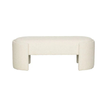 Prix White Backless Bedroom Bench - LOOMLAN - Wildwood - Bedroom Benches