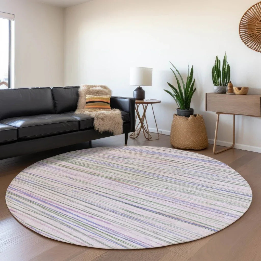 Prizme Purple Washable Indoor - Outdoor Rug - LOOMLAN - LOOMLAN Rugs - Outdoor Rugs