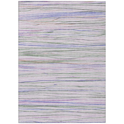 Prizme Purple Washable Indoor - Outdoor Rug - LOOMLAN - LOOMLAN Rugs - Outdoor Rugs