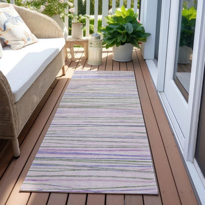 Prizme Purple Washable Indoor - Outdoor Rug - LOOMLAN - LOOMLAN Rugs - Outdoor Rugs