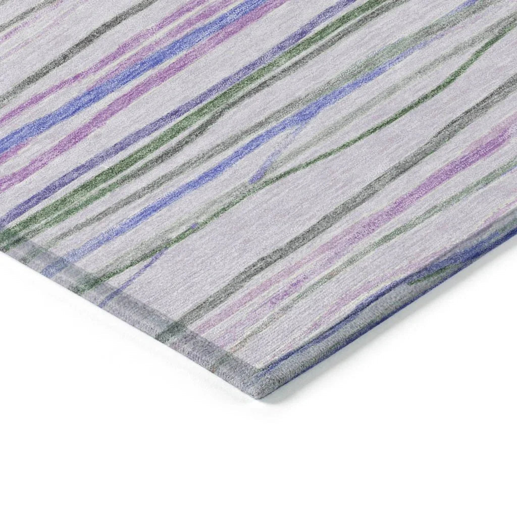 Prizme Purple Washable Indoor - Outdoor Rug - LOOMLAN - LOOMLAN Rugs - Outdoor Rugs